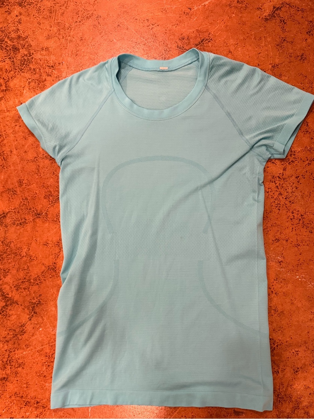 Lululemon Electric Turquoise Swiftly Tech 2.0 full length shirt